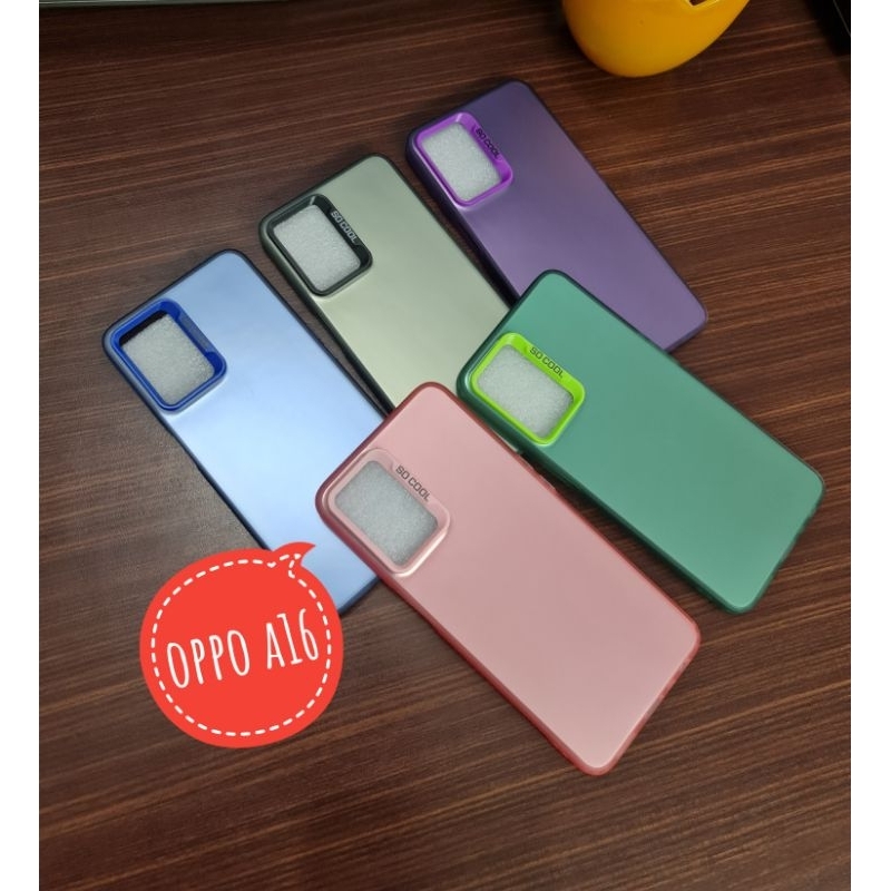 CASE CASING IMD MATTE HYBRID OPPO A16 / OPPO A54