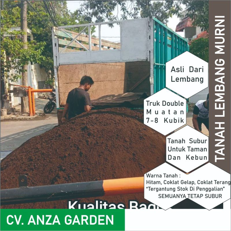 Tanah Lembang ke TANGGERANG | TANAH SUBUR LEMBANG | Tanah Lembang Truk Double 7 Kubik | Tanah Hitam