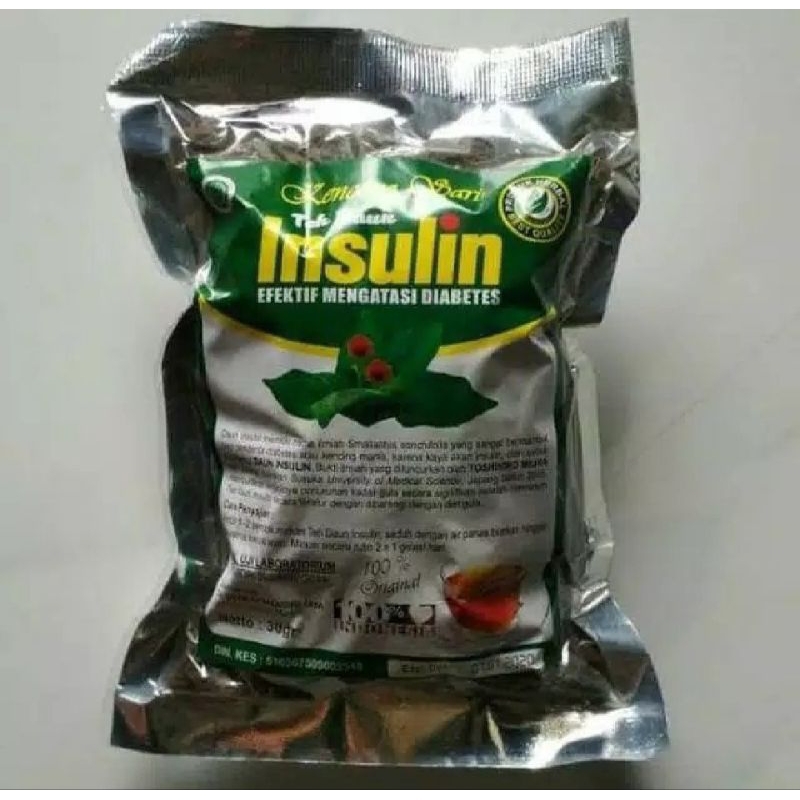 

Teh seduh daun insulin 30 grm
