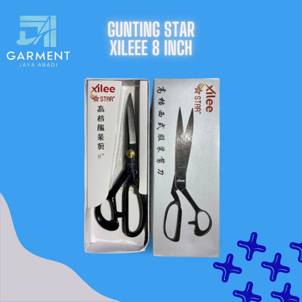 

Gunting Star Xille Full Hitam 8 Inch Original Product