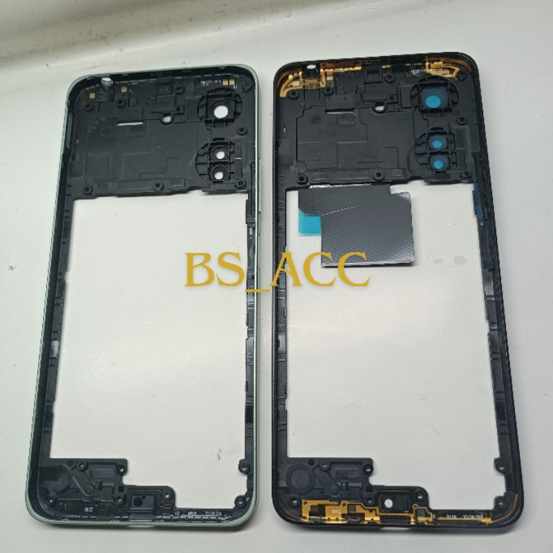 Bezel tulang sampai tulang Tengah realme c65 bezel+ tombol volume