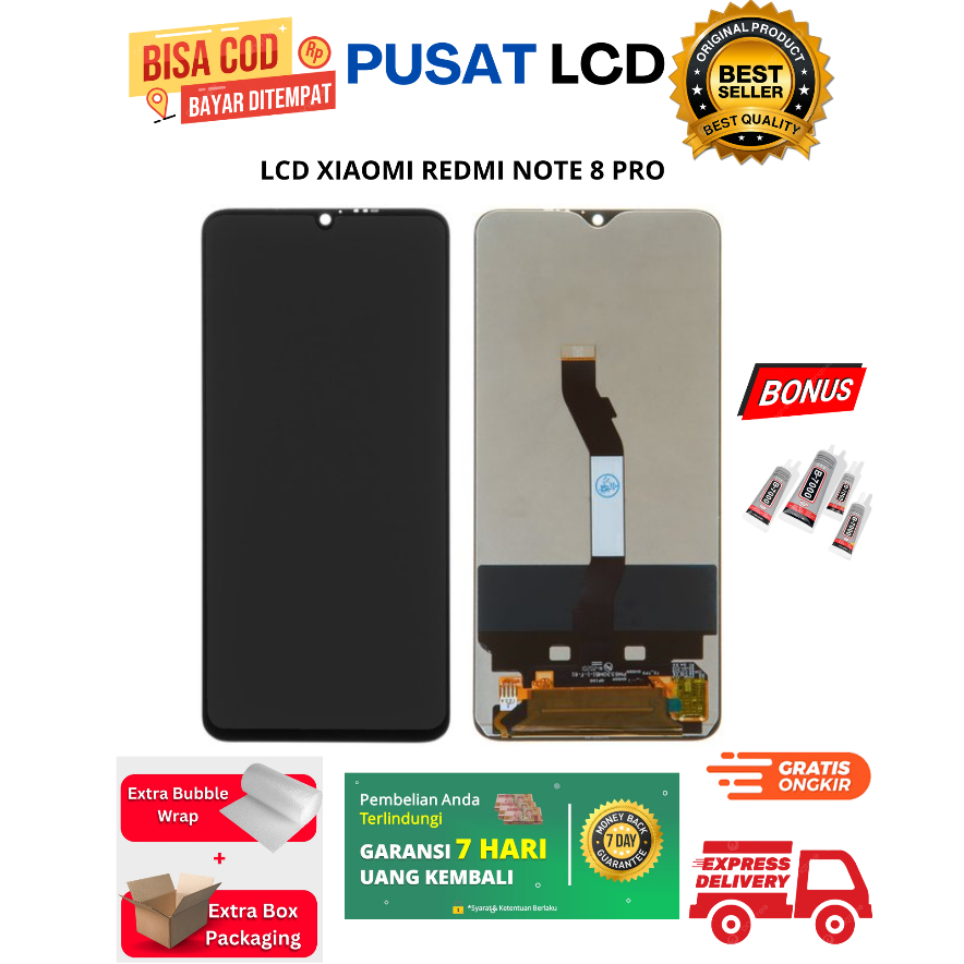 LCD XIAOMI REDMI NOTE 8 PRO FULLSET ORIGINAL