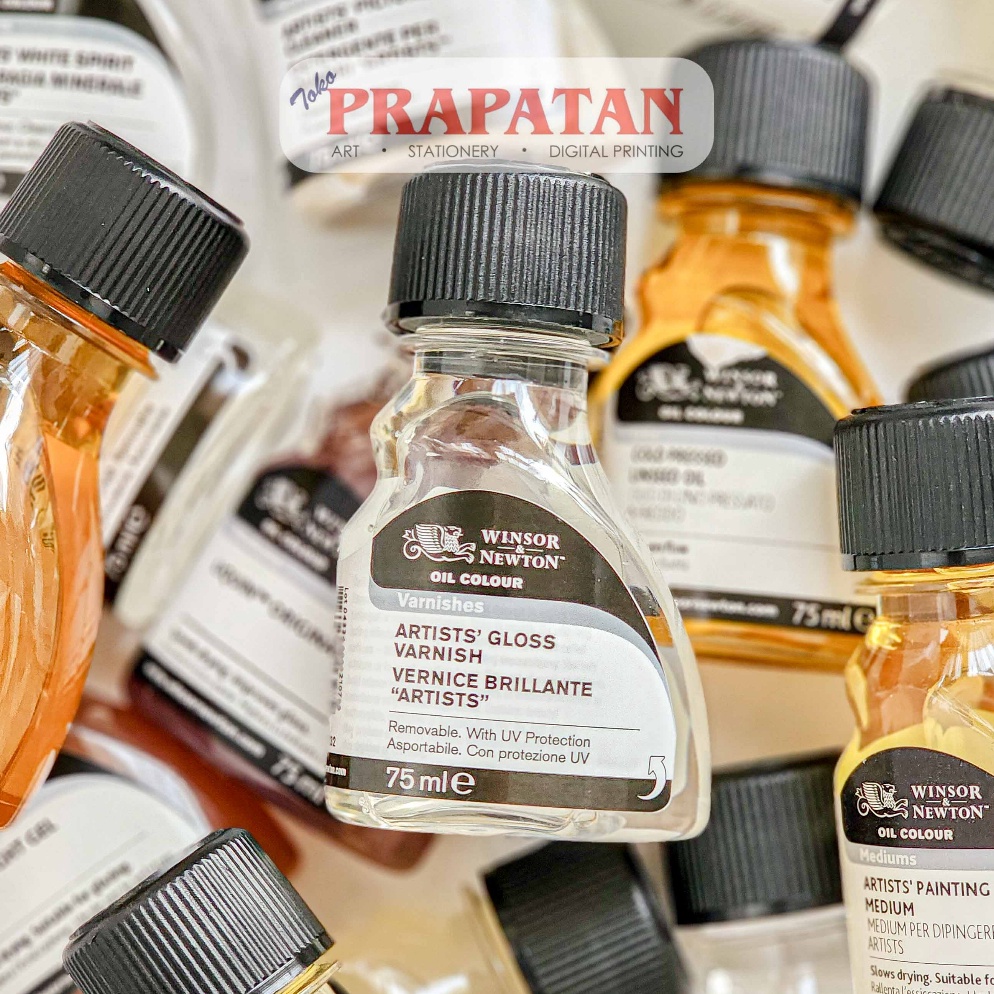 

Winsor Solvent Medium Oil Varnish 75ml Medium Cat Minyak ART K8B4