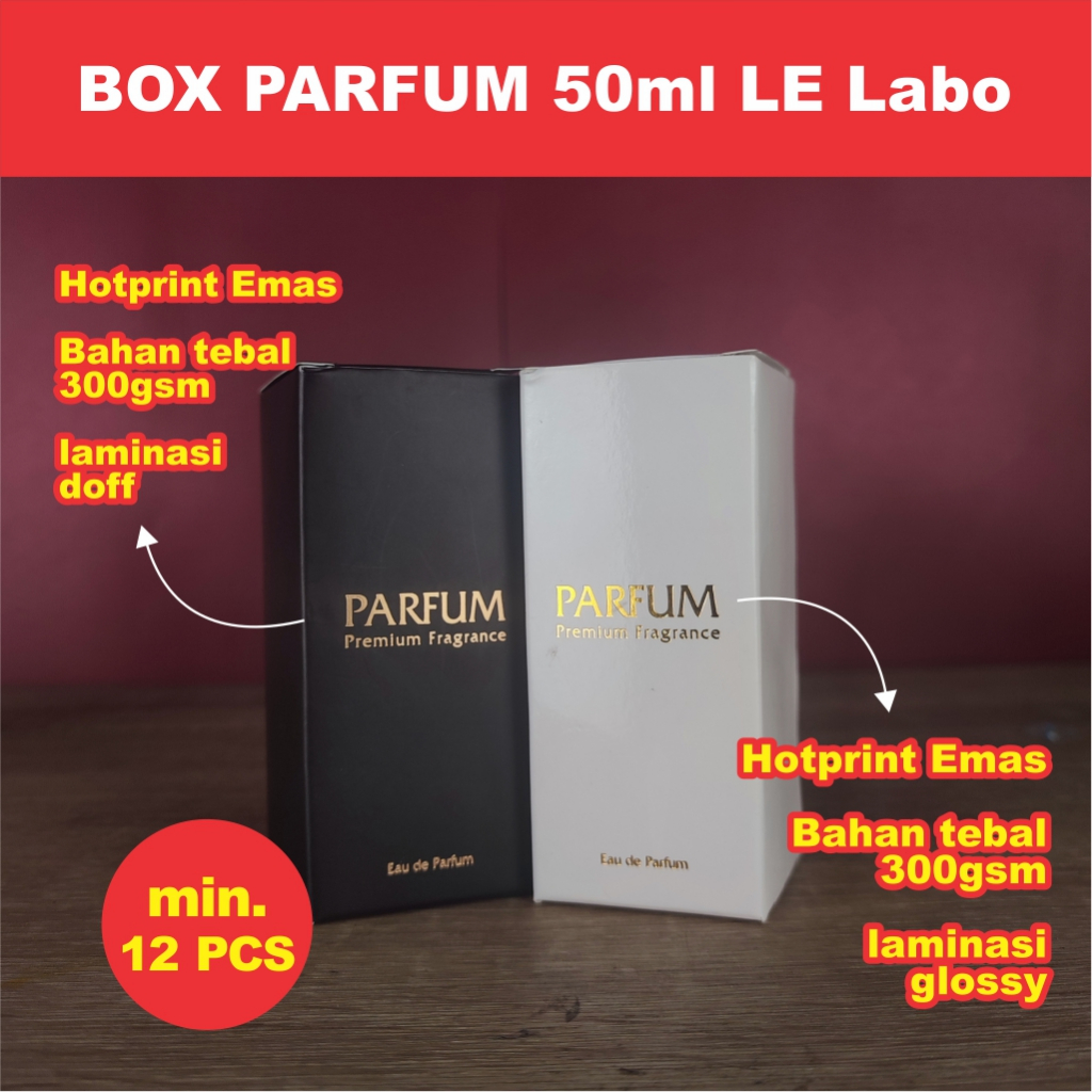 Dus Parfum Box Parfum Kemasan Parfum 50 ml bisa semua jenis botol parfum