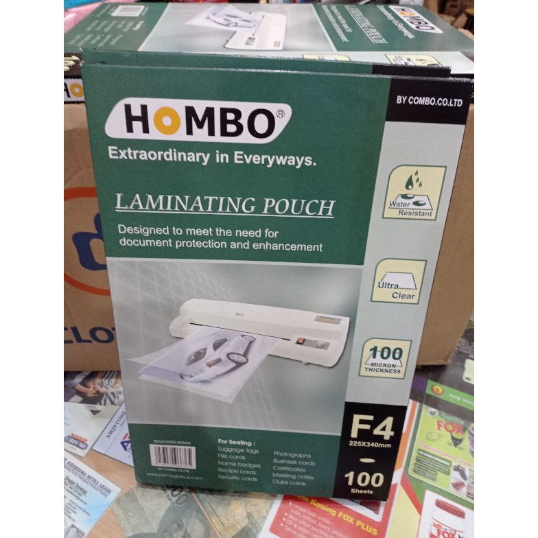 

plastik laminating folio hombo isi 1lbr 225x34mm laminating hombo A4 isi 1lbr 225x31mm ART W5V9