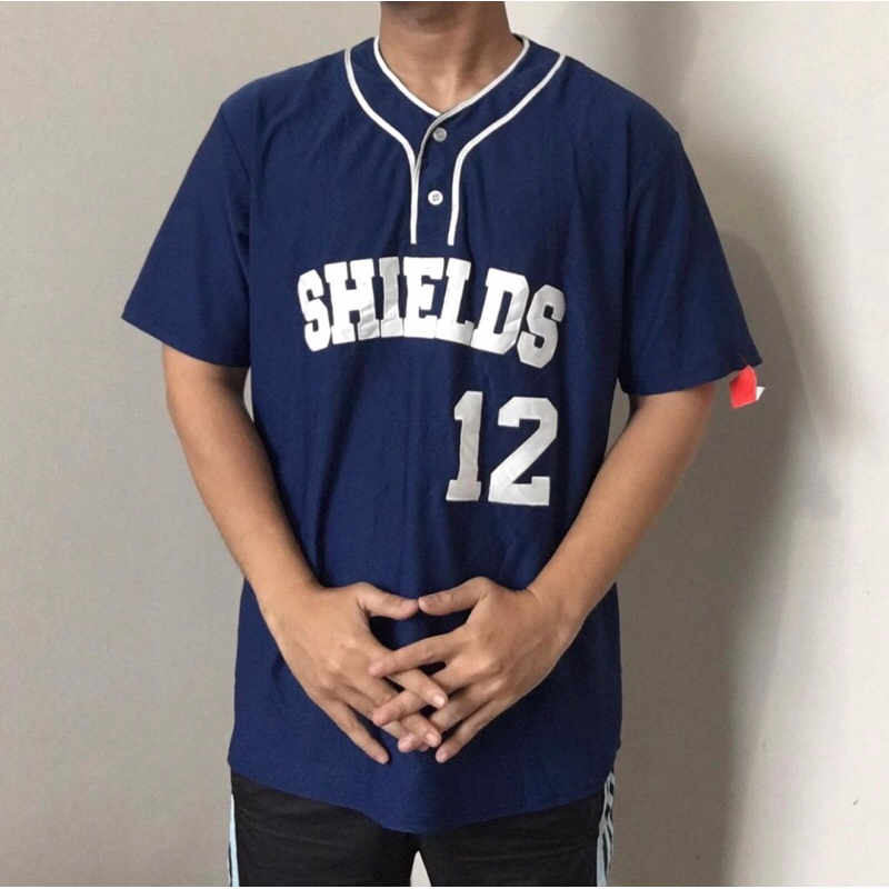 Jersey Vintage Baseball Shields A4 Unisex Preloved/Thrifting Size M