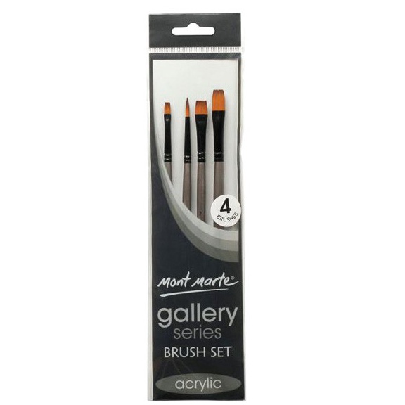 

Mont Marte Gallery Series Brush Acrylic Set 4 ART X7V3