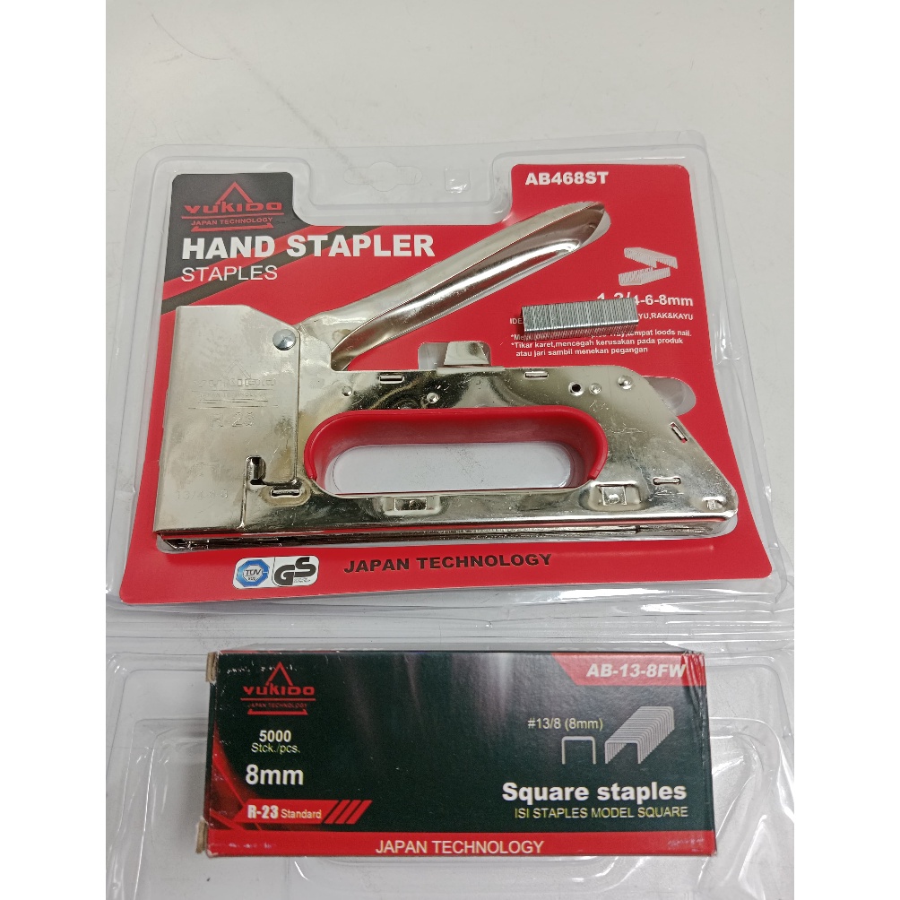 

Promo Staples Tembak R23 Paket Isi 5pcs 6mm 8mm Gun Tacker Stapler Staples Perekat Powerfull FREED ART Y8X5