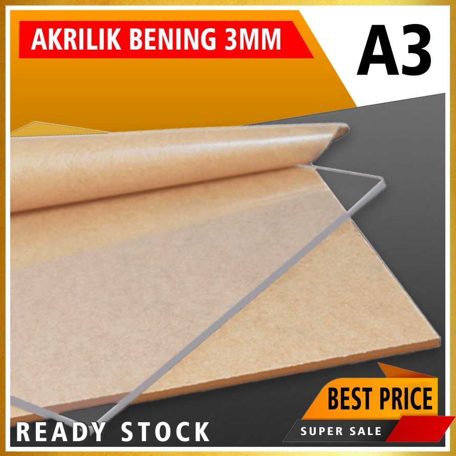 

AKRILIK TRANSPARAN MIKA BENING 3MM A3 42x3cm ART E3N6