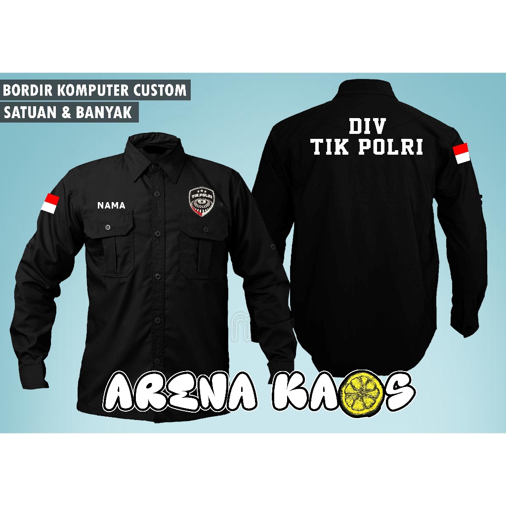 KEMEJA PDH PDL TIK POLRI / DIV TIK POLRI