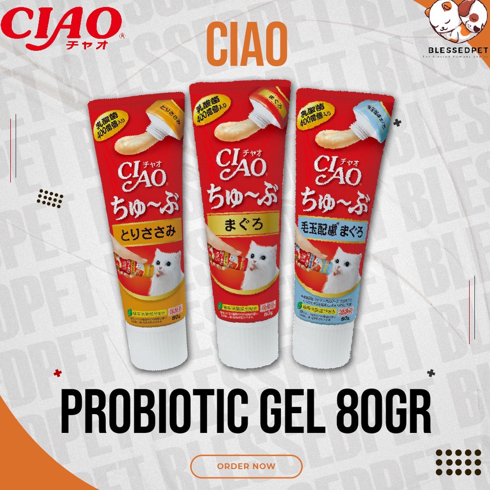 CIAO Probiotic Gel Snack Vitamin Kucing 8gr ART Y8W6