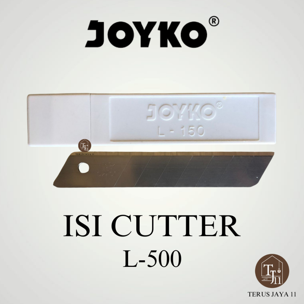 

JOYKO Cutter Blade Refill Isi Pisau Pemotong / Cutter Blade L-150 / Cutter Blade / Isi Kater merk Original JOYKO L-150