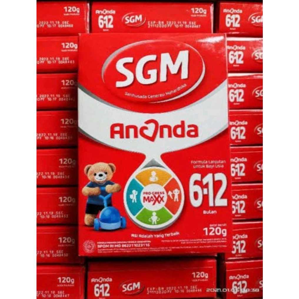 SGM ANANDA 6_12 BULAN 120 GRAM SUSU FORMULA BAYI SUSU BUBUK