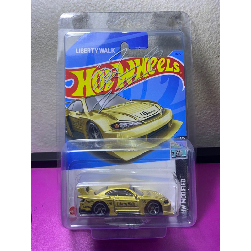 Hotwheels LBWK Nissan Silvia S15 GOLD Sign Toshi LBWK di Protector