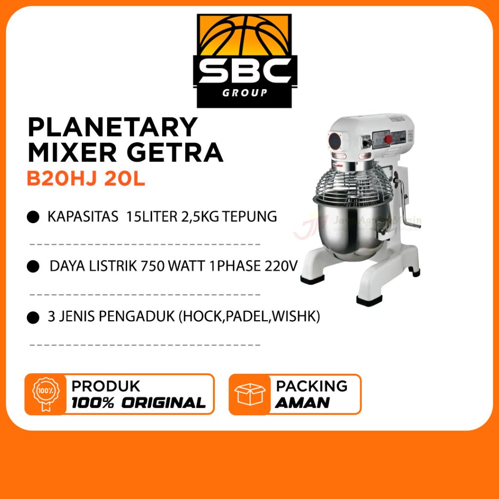 PLANETARY MIXER GETRA B20HJ