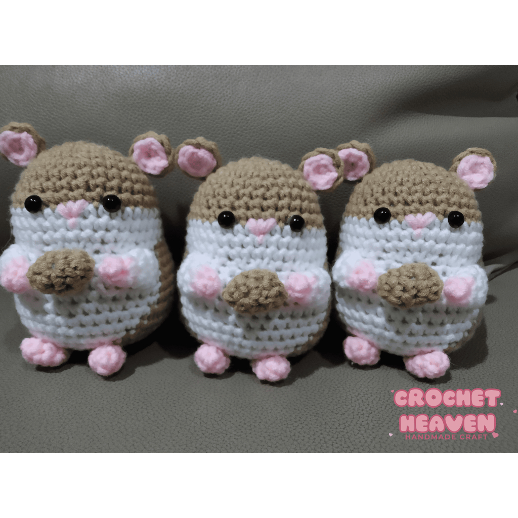 Boneka Rajut Amigurumi Hamster