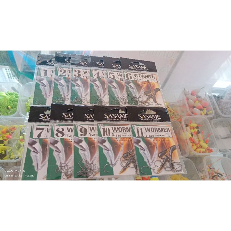 Mata kail Sasame Wormer F-875, Sasame Original, Sangat tajam