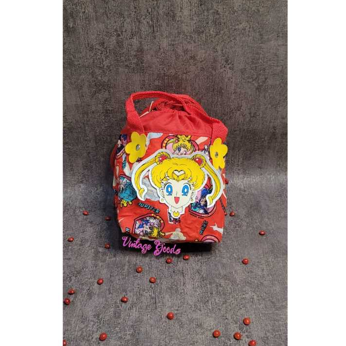 Vintage 90s Tas Tenteng Serut Sailormoon