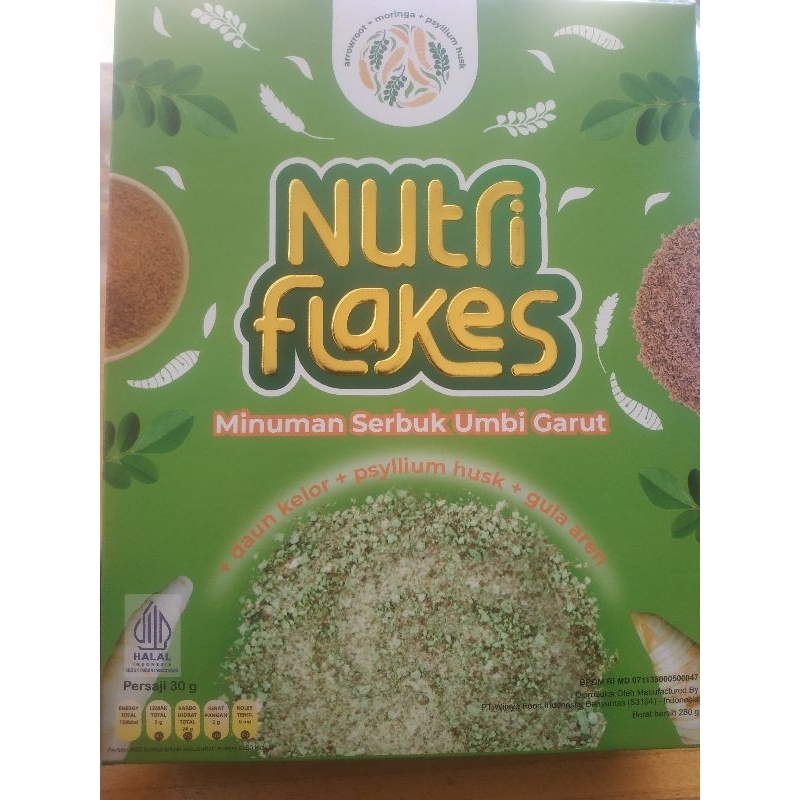 

Nutri Flakes Minuman serbuk Umbi garut