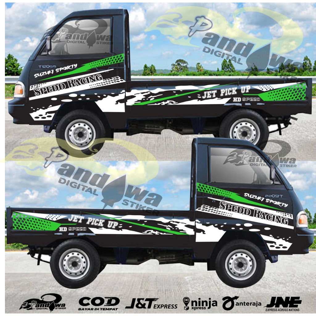 Stiker Mobil Pick Up Carry Futura 1.5 Striping Cutting Body Samping Suzuki Futura 1.0 Terlaris