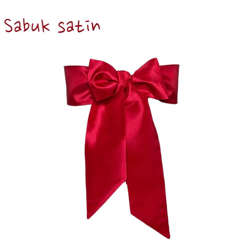 SABUK SATIN/iket pinggang hiasan kain lilit kebaya