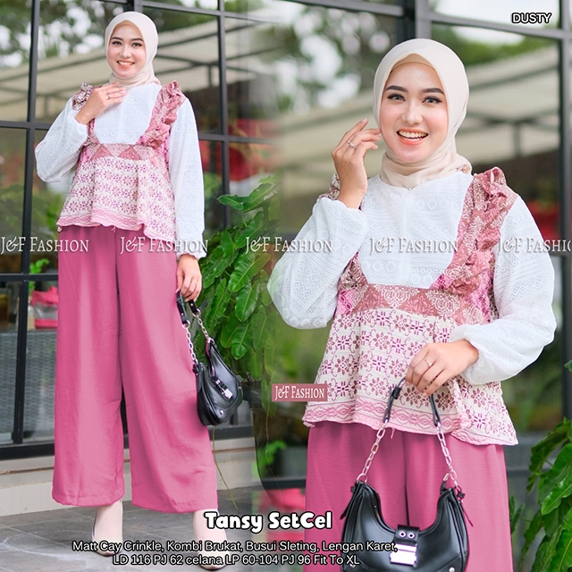 Setcel Crinkle Setelan Wanita Kekinian Katun Crinkle Marbel Marlen Set Premium Busui Aktif Remaja Te