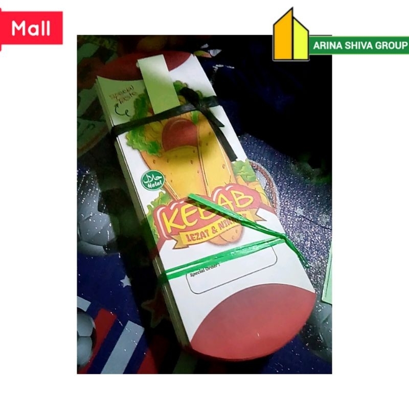 

100 LEMBAR KERTAS KEBAB TARIKAN UKURAN 24 × 9,2 CM HIGH QUALITY TEBAL PRODUK TERBARU | KOTAK KEBAB IVORI PUTIH KEKINIAN | DUS KEBAB VIRAL TIKTOK | KEMASAN KEBAB | BOX KEBAB 100 PCS MURAH | TOKO KEBAB OFFICIAL | ARINA SHIVA GROUP 35