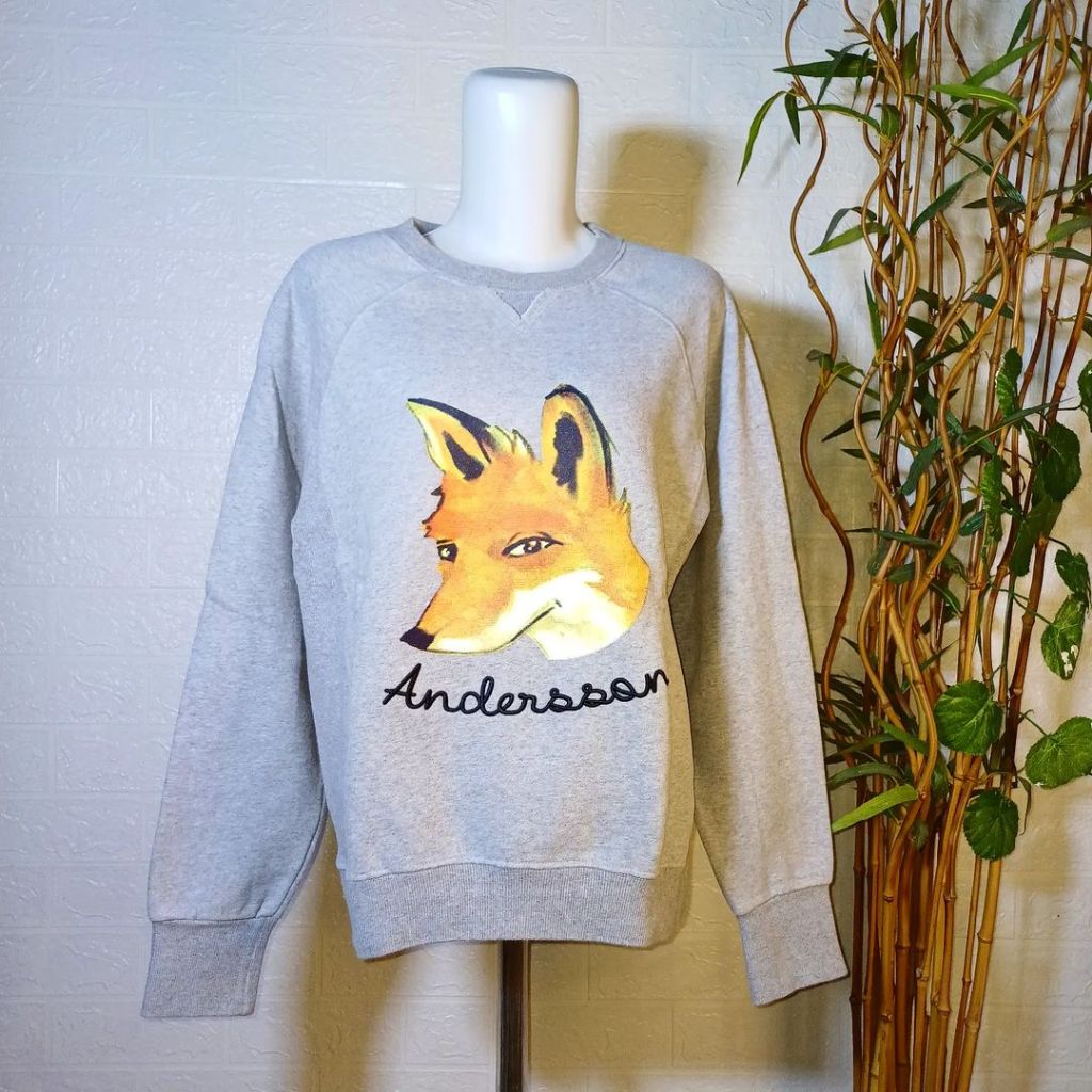 SWEATER CREWNECK ANDERSSON BELL, ABU" SIZE S-M (SECOND BRANDED) CN0022