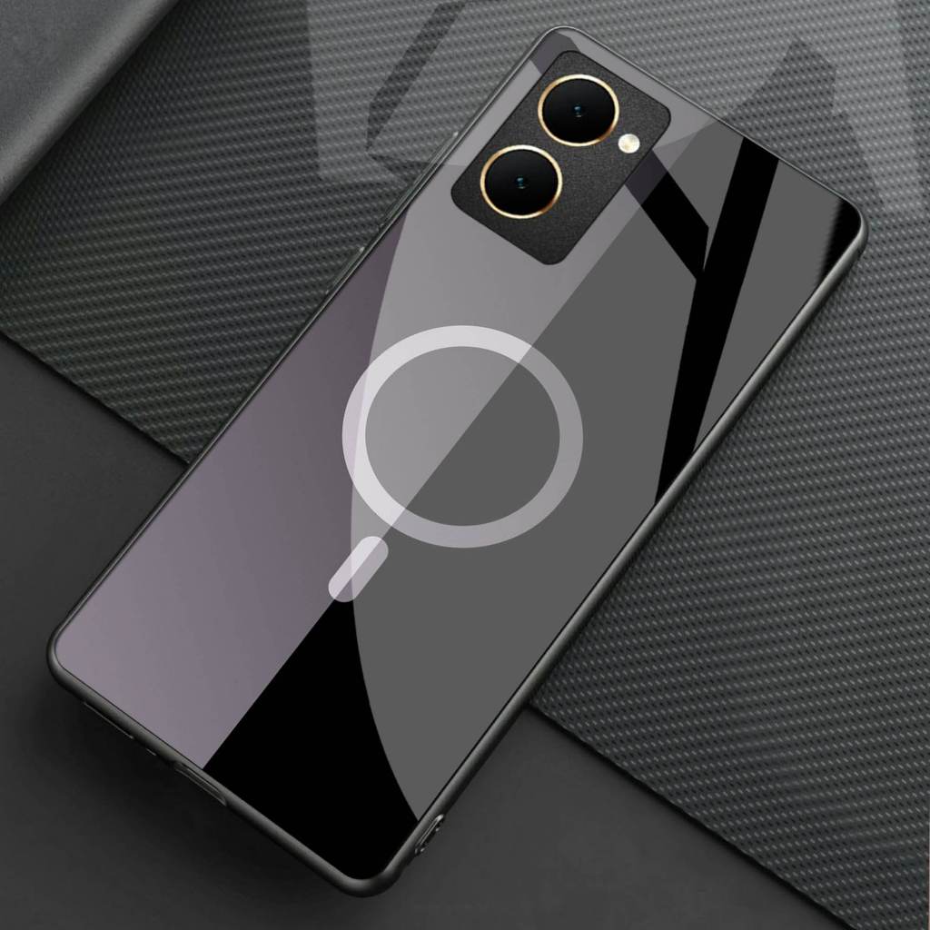 (Q52) Softcase Glass Kaca Vivo Y03 - Case Hp Terbaru Anti Air TPU