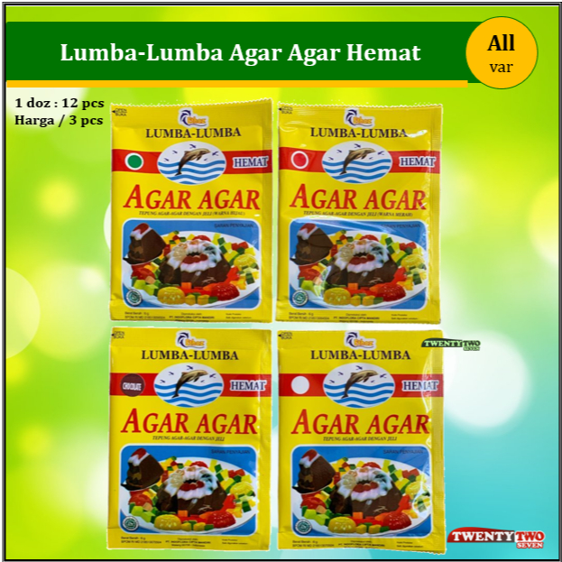 

[3 PCS] Lumba Lumba Agar Agar Jelly Hemat 6 gr