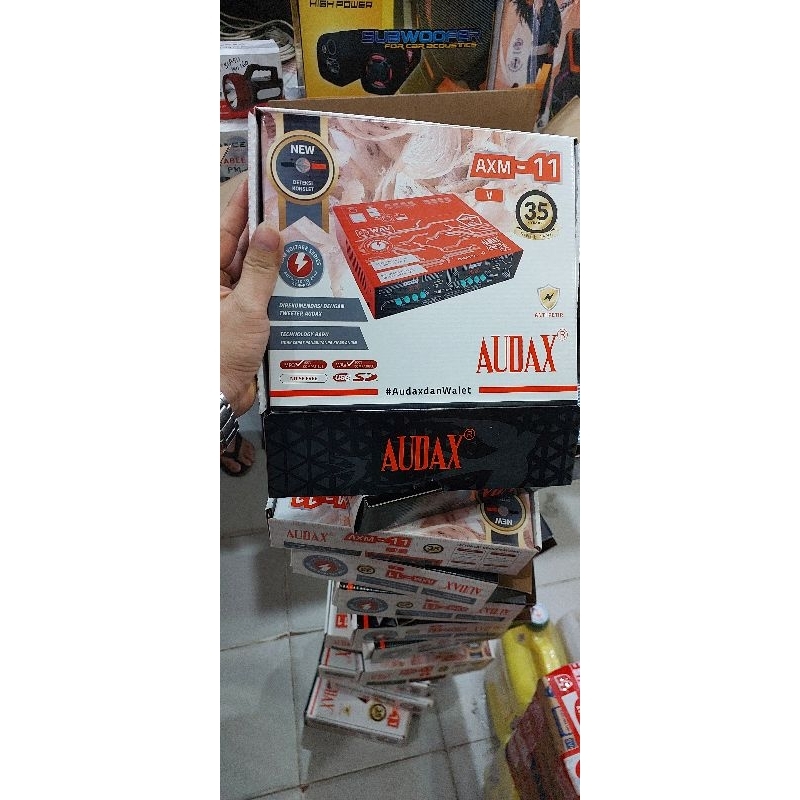 ampli audax axm 11.ampli axm11.seri 5 terbaru