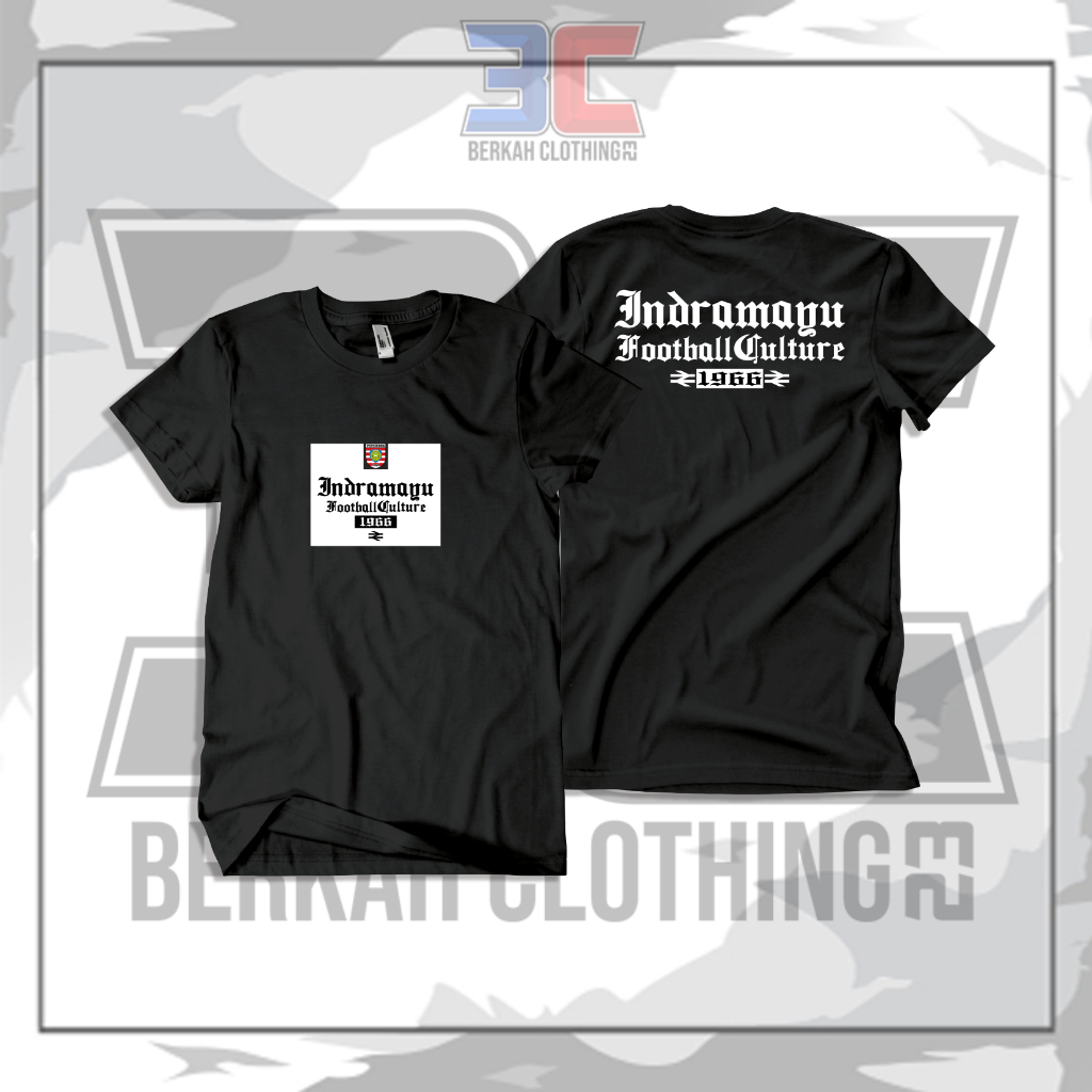 T-Shirt Kaos Suporter PERSINDRA "Indramayu Footbal Culture 1966" - Kaos Casual