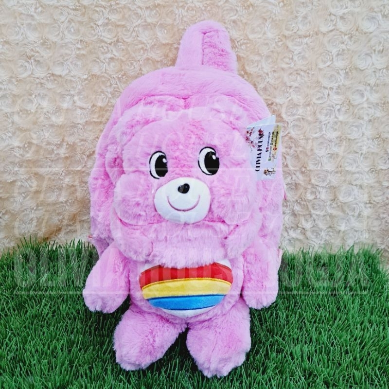 Tas Ransel Boneka Fullbody Care Bears Tas Punggung Fullbody Care Bears Pink Tas Anak Dewasa Care Bea