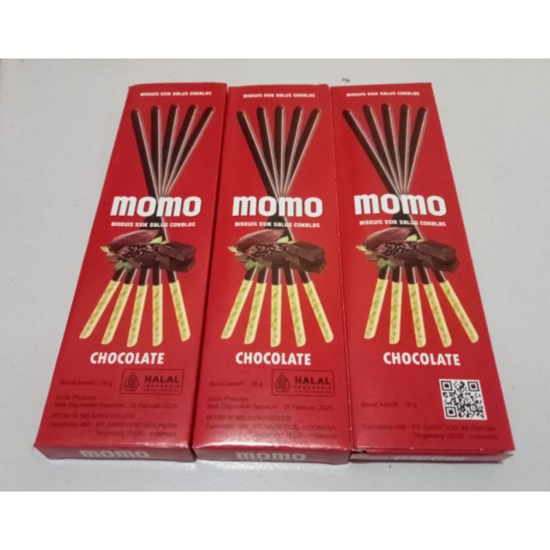 

Momo Biscuit Stik Salut Cokelat