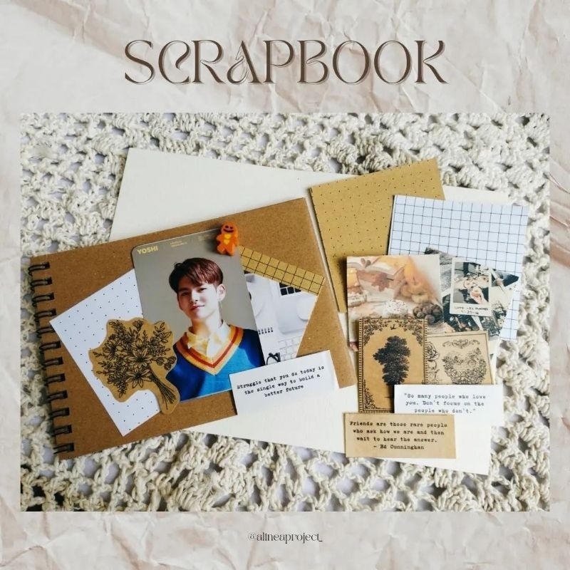 

Scrapbook A6 Aesthetic / Album Vintage Polos / Notebook