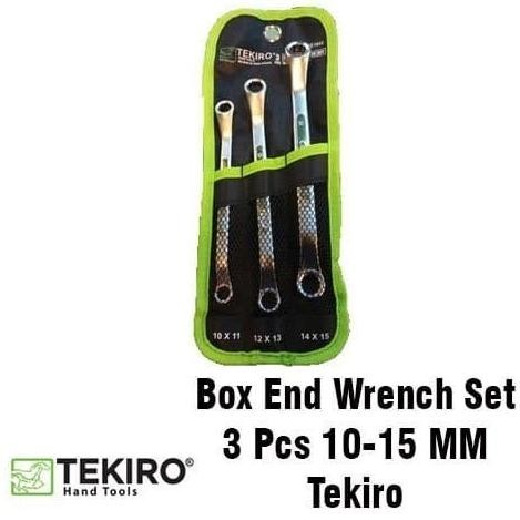 Kunci Ring Pas Set 3 Pcs ( 10X11 - 12X13 - 14X15 Mm ) Tekiro Wr-Se1645