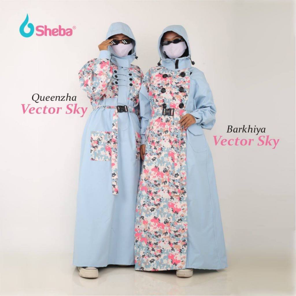 SHEBA JAS HUJAN GAMIS MUSLIMAH WANITA- MANTEL hujan
