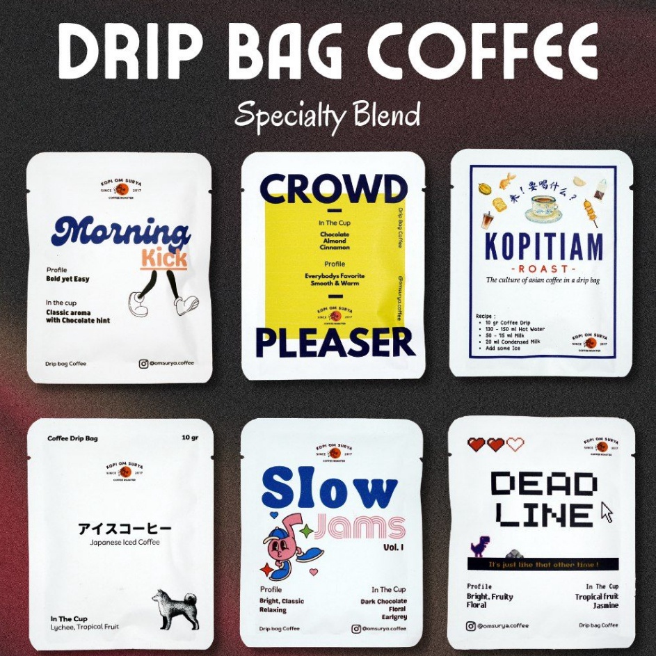 

Terlaris Coffee Drip Kopi Drip Special Blend Series 1pcs