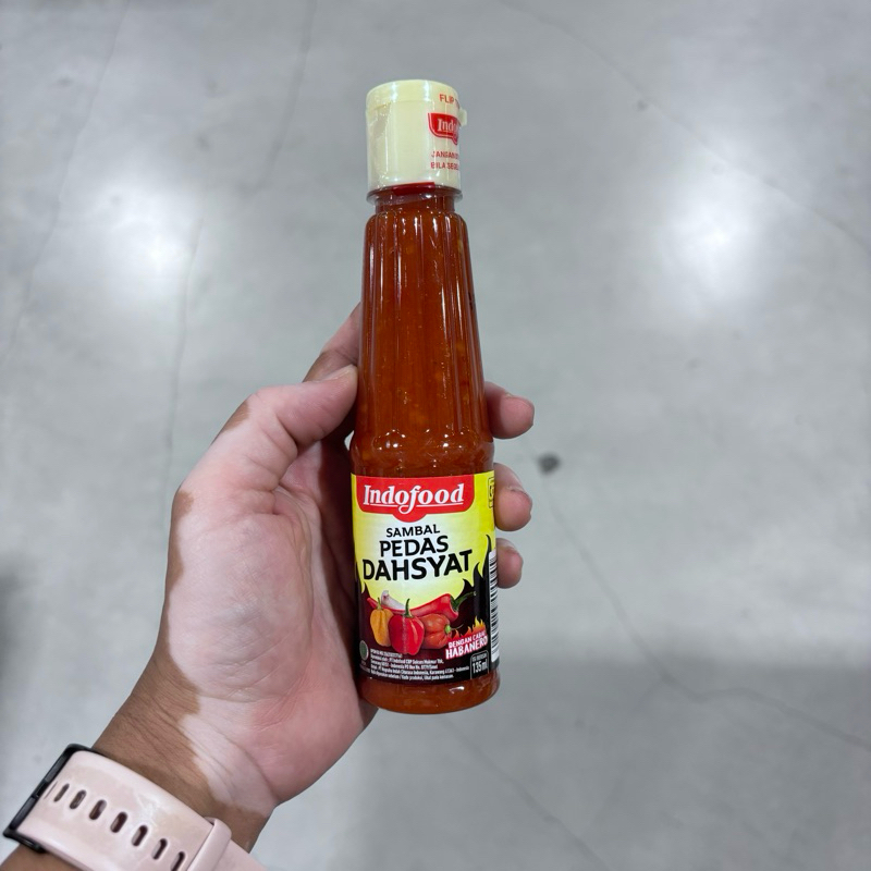 

Indofood Sambal Pedas Dahsyat Dasyat Dengan Cabe Habanero 135ml