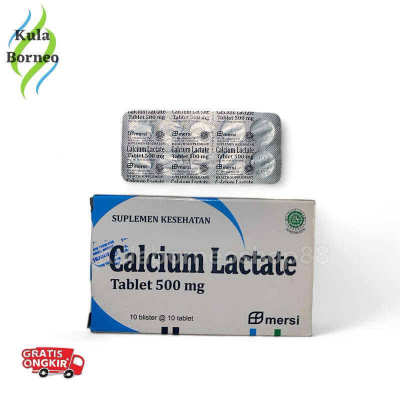 Calcium Lactate 10 Tablet 500 mg