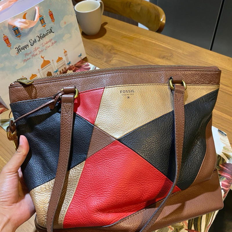 Fossil Patchwork Totebag