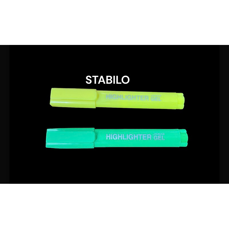 

stabilo highlighter solid gel