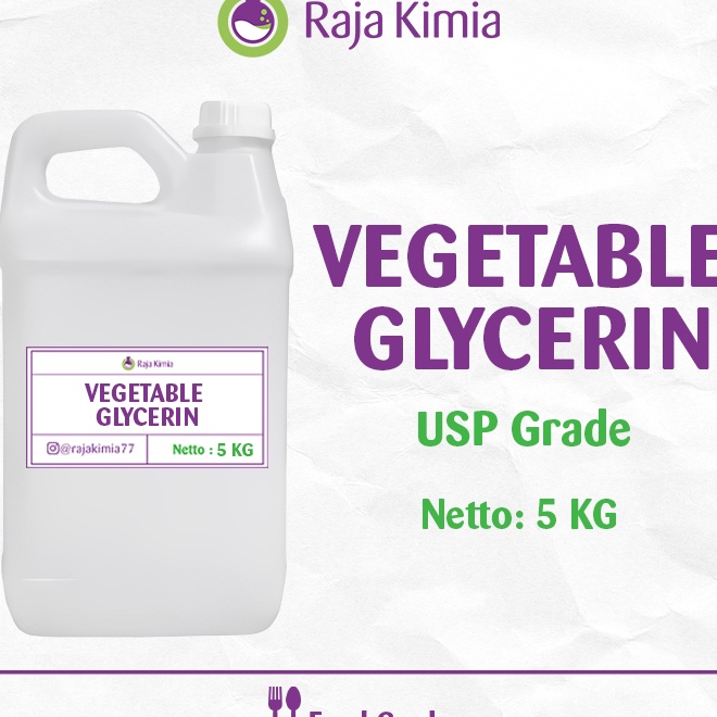 

MEGA SALE Vegetable Glycerin Gliserin Gliserol Pharmaceutical Grade 5 KG
