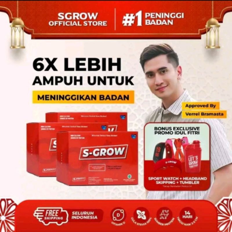 

S-GROW SUSU PENINGGI BADAN SGROW (SACHET)