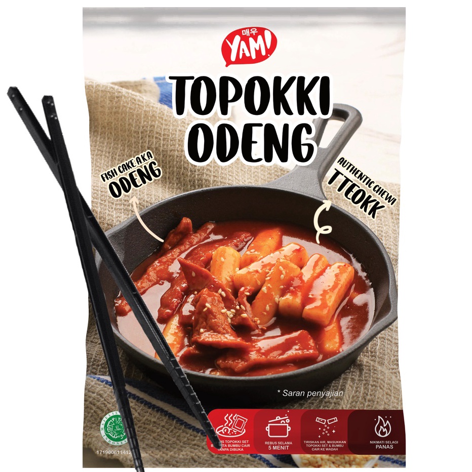 

C6369 Topokki Odeng Authentic Yam Tteokbokki Korean Food Street