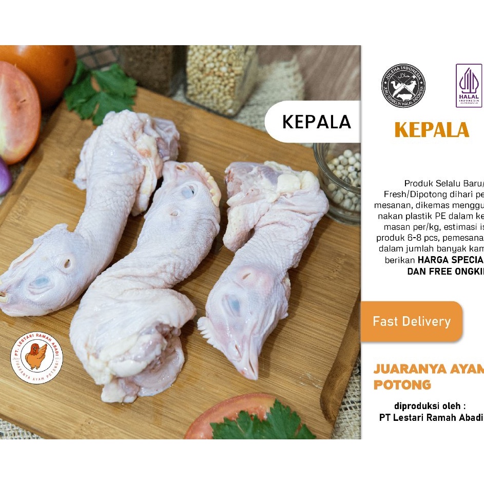 

Kepala Ayam Fresh 1kg