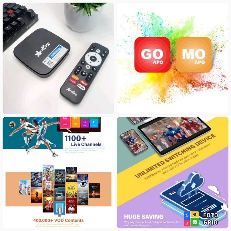 Android Tv Box Akari ax810 + SVI APO GO MO