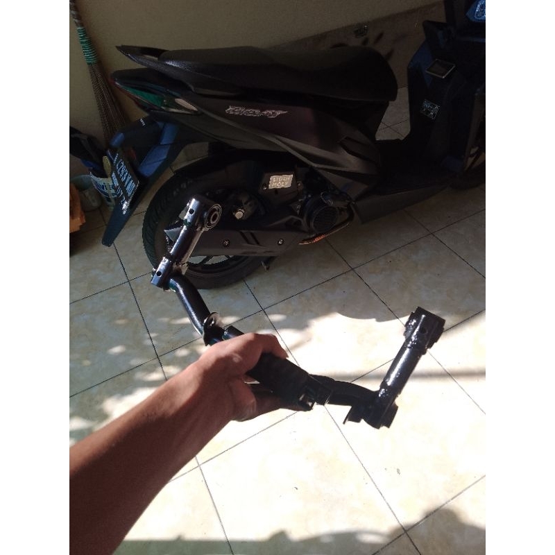 engine mounting beat deluxe original custom +5cm