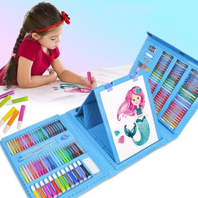 

Super Mega Art Set Alat Gambar Tulis Anak Crayon Pensil Warna 28 Pcs ART J9X4