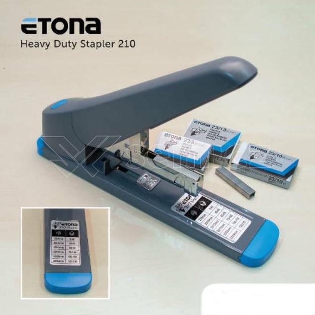 

Stapler Etona 21 Heavy Duty Stapler Besar 225 lbr BONUS ISI 2315 TERJAMIN ART B2A7